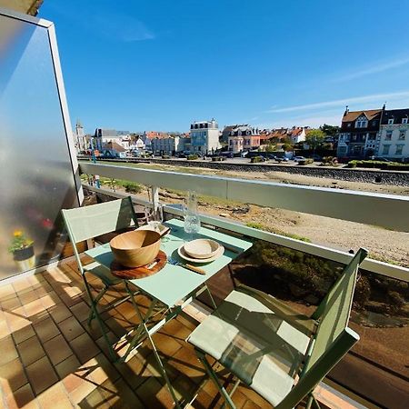 Studio 17m2 vue mer balcon Sud + garage privé Wimereux Esterno foto