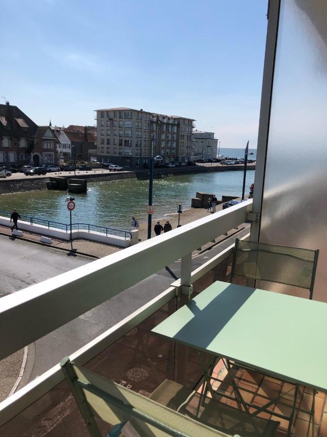 Studio 17m2 vue mer balcon Sud + garage privé Wimereux Esterno foto